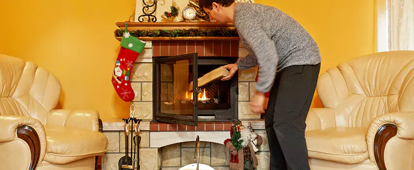 Gas to Wood-Burning Fireplace Conversion Services in Atascocita, Texas
