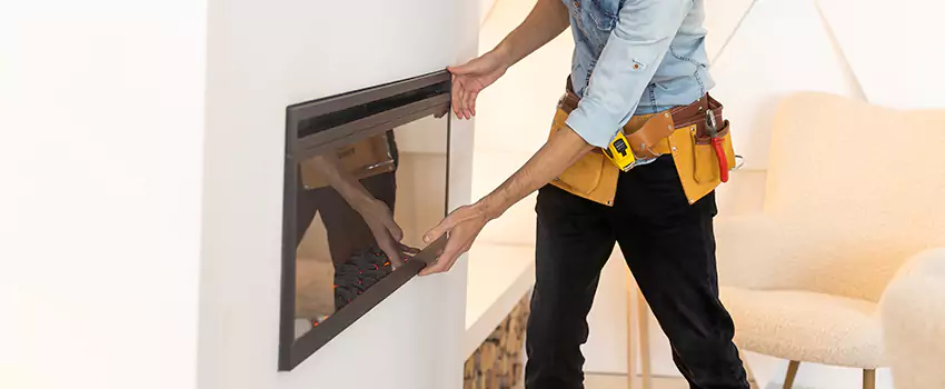 Metal Fireplace Installation in Atascocita, Texas