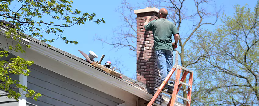 Vinyl and PVC Chimney Flashing Installation in Atascocita, TX